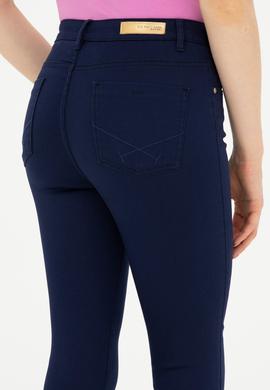 Kadın Lacivert Kanvas Pantolon - 50289448012