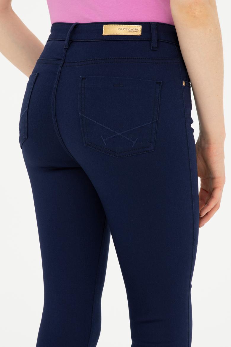 Kadın Lacivert Kanvas Pantolon - 50289448012