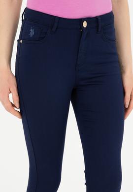 Kadın Lacivert Kanvas Pantolon - 50289448012