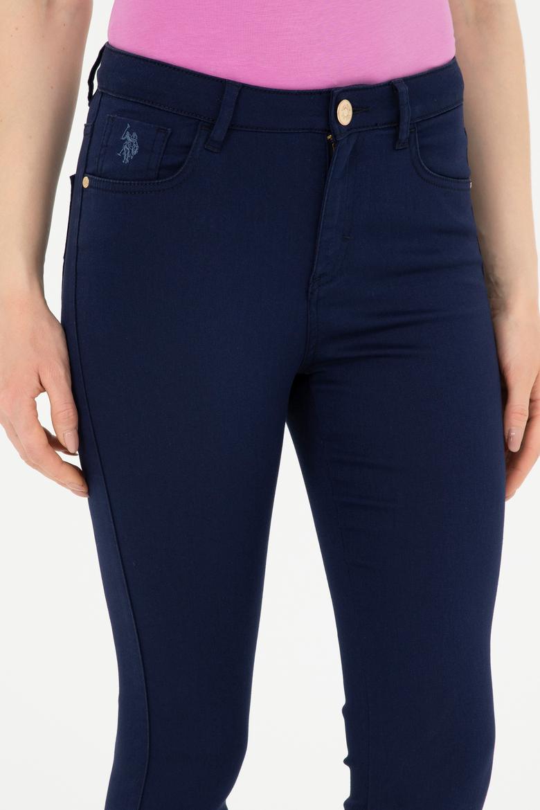 Kadın Lacivert Kanvas Pantolon - 50289448012