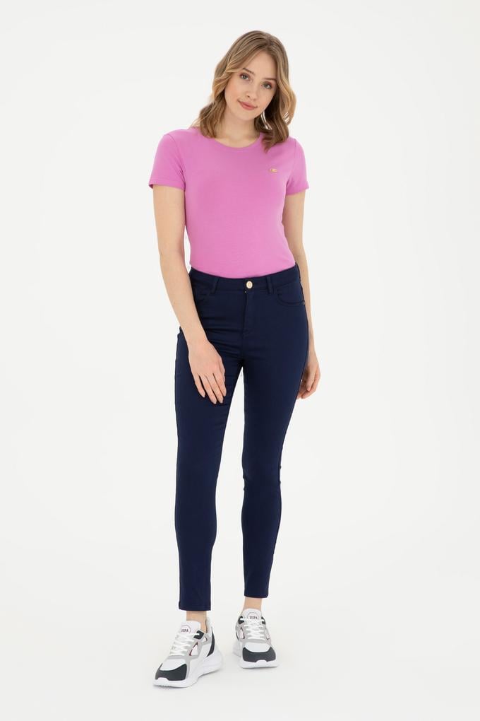 Kadın Lacivert Kanvas Pantolon