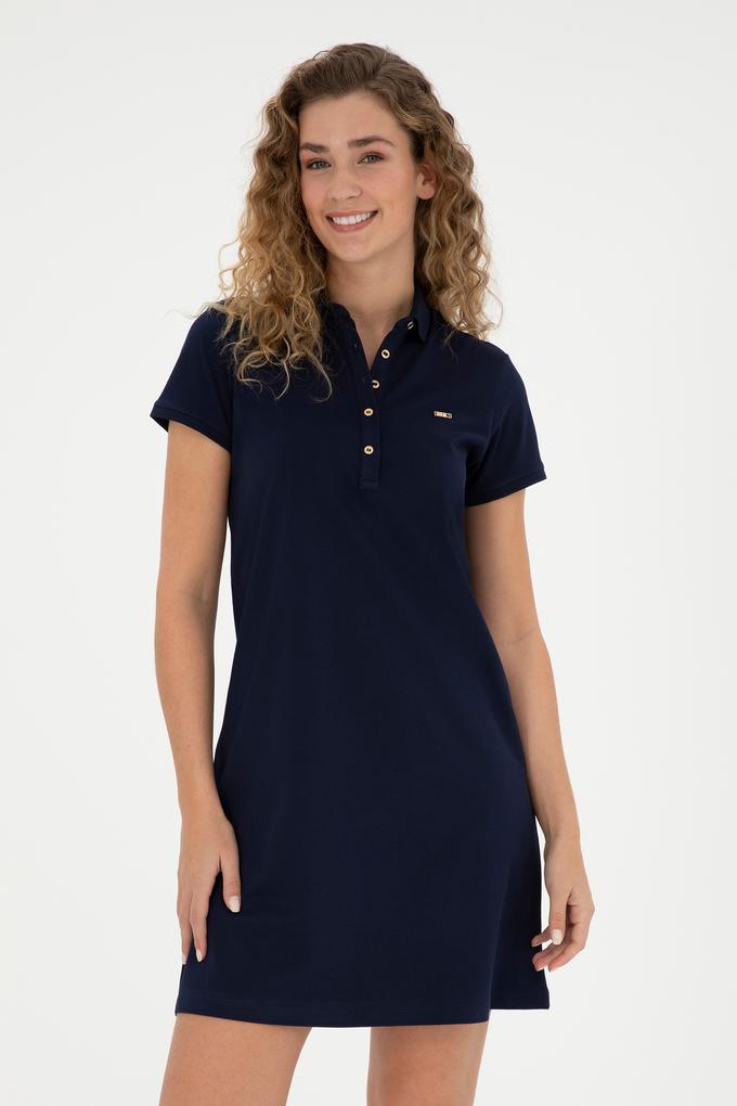 Kadın Lacivert Örme Elbise