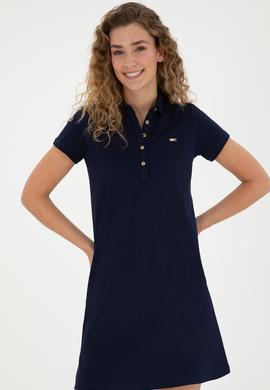 Kadın Lacivert Örme Elbise - 50285859051