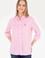 Kadın Pembe Uzun Kollu Basic Gömlek