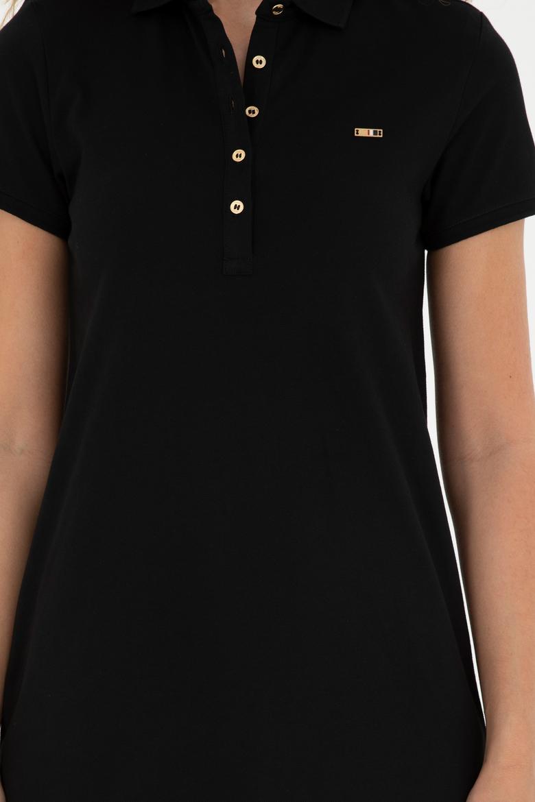 Kadın Siyah Örme Elbise - 50285859008