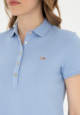 Kadın Açık Mavi Örme Elbise - 50285859078