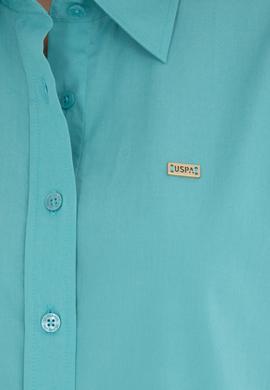 Kadın Mint Uzun Kollu Gömlek - 50289122018