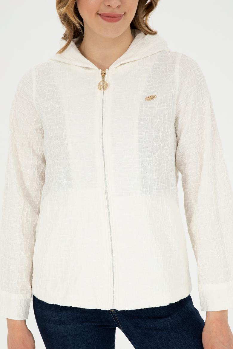 Kadın Beyaz Uzun Kollu Gömlek - 50283583003