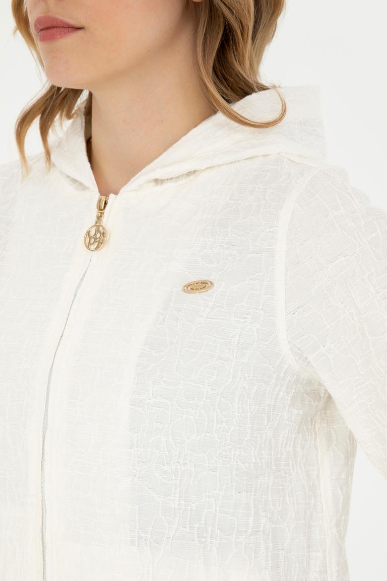 Kadın Beyaz Uzun Kollu Gömlek - 50283583003