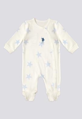 Erkek Bebek Patikli Baskılı Tulum - 50302009003