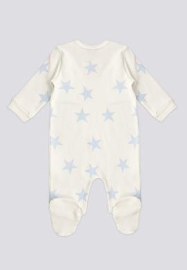 Erkek Bebek Patikli Baskılı Tulum - 50302009003