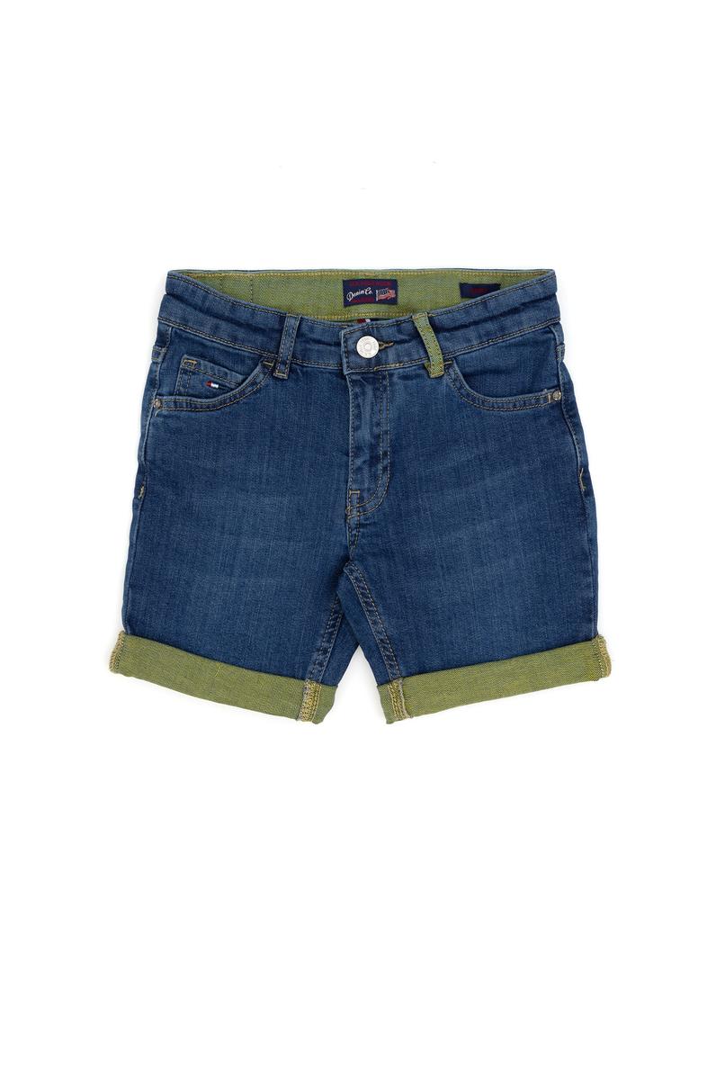 Erkek Çocuk Mavi Jean Şort