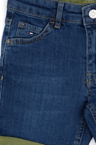 Erkek Çocuk Mavi Jean Şort
