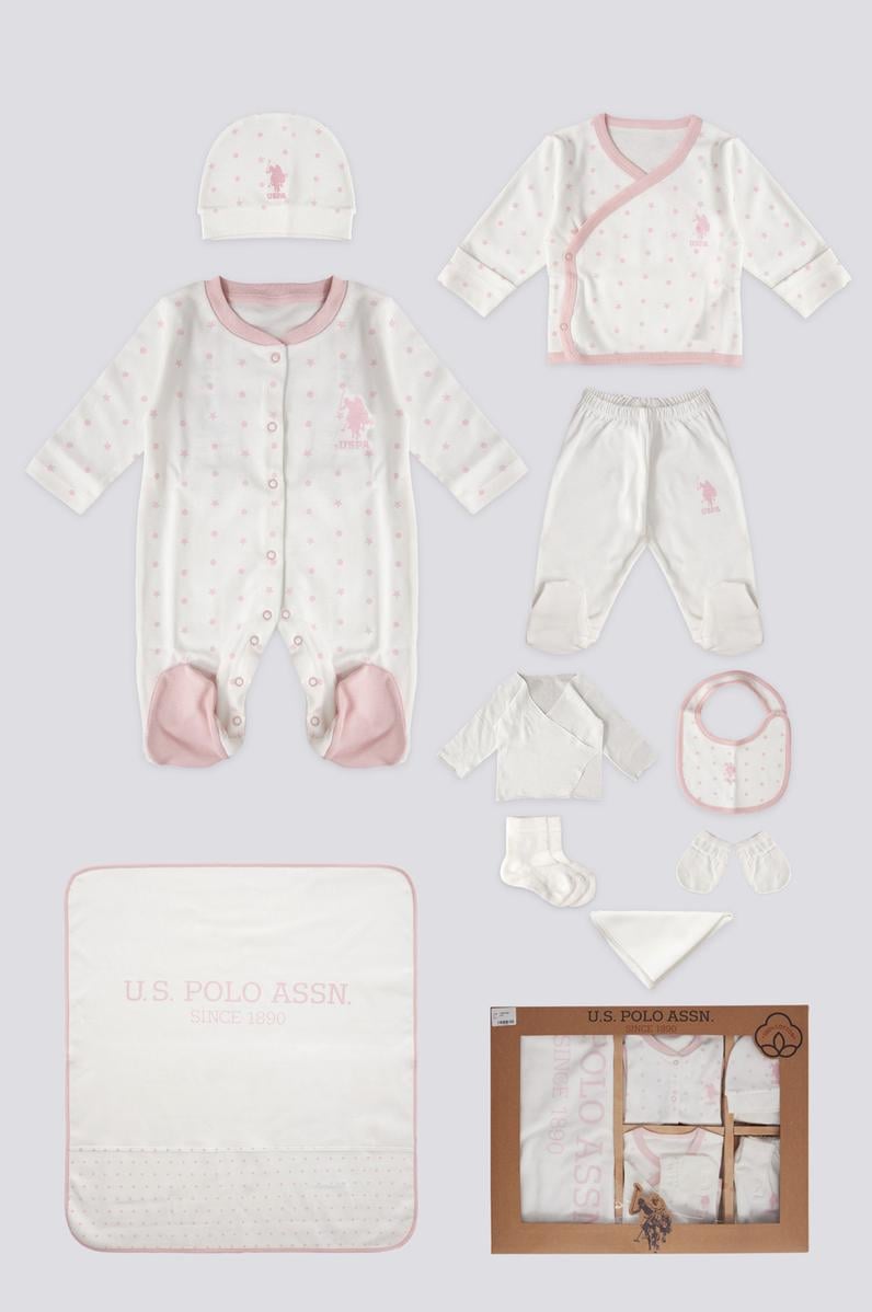 Kız Bebek Pembe Hastane Çıkışı 10'lu Set