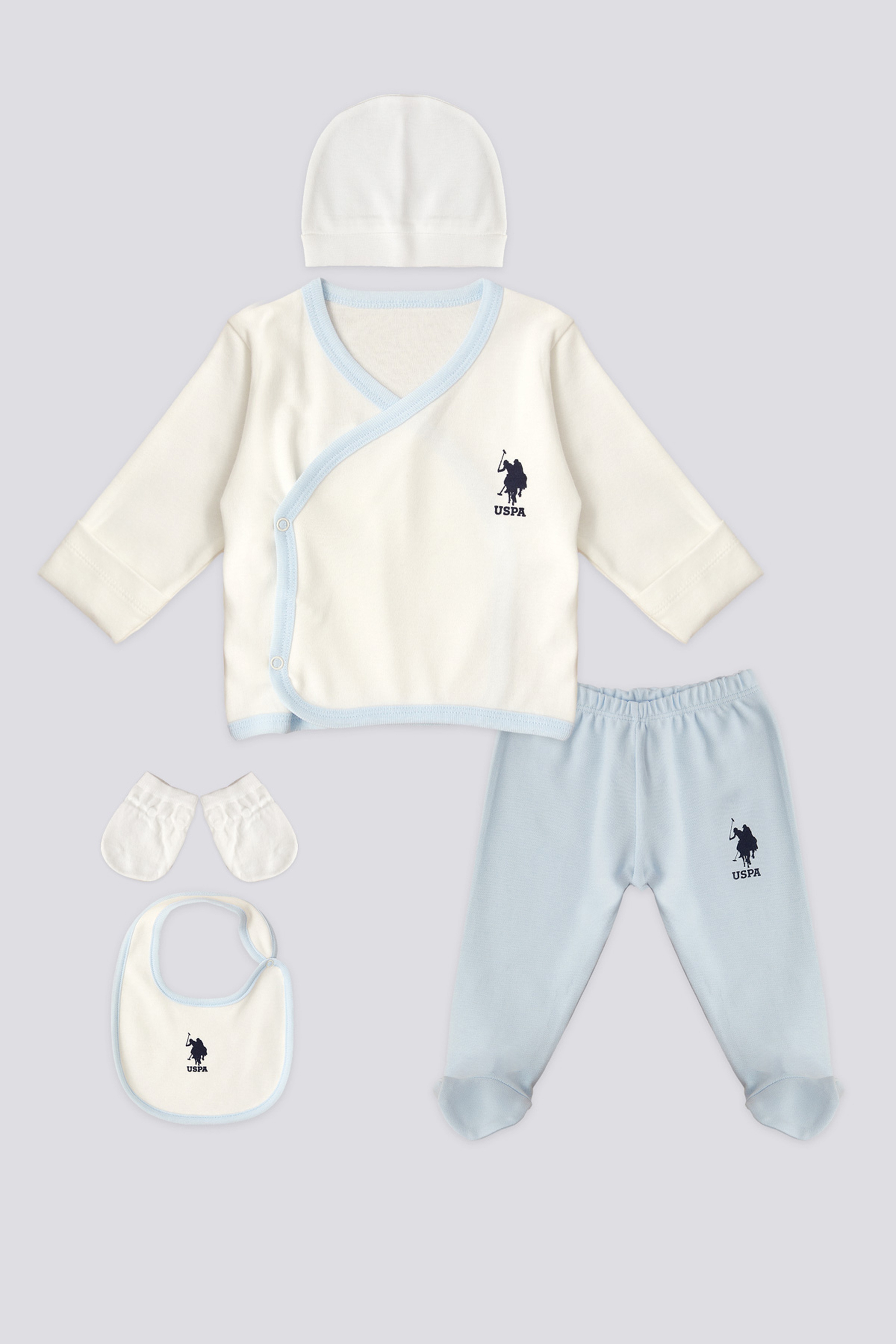 Erkek Bebek 5'li Zıbın Set - Image 1