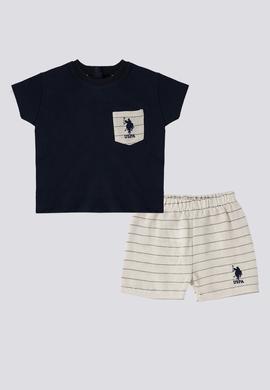 Erkek Bebek Cep Detaylı 2'li Takım - 50301978002