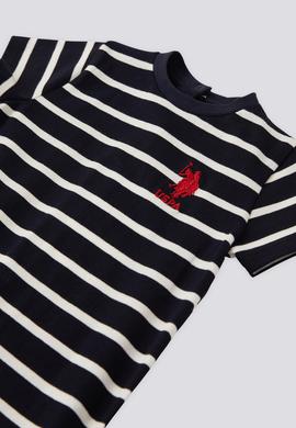 Erkek Bebek Siyah Beyaz Çizgili Tulum - 50301999001