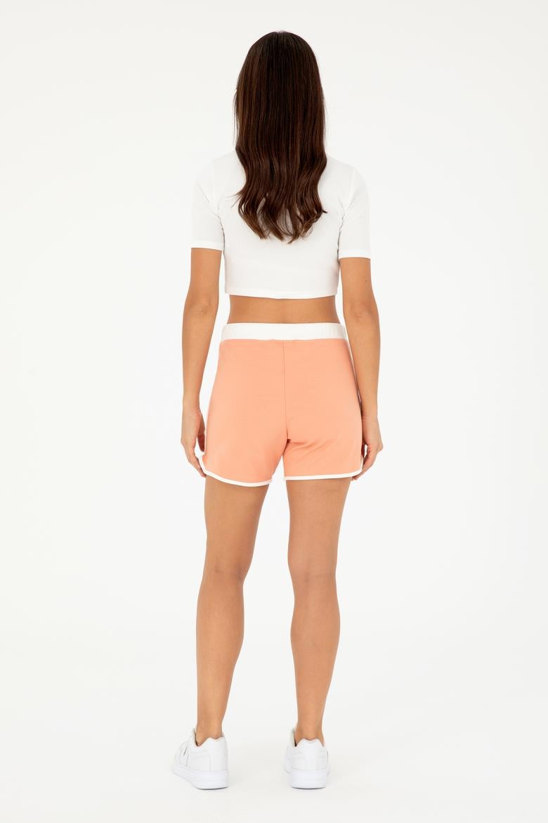 Kadın Somon Örme Şort - 50285890023