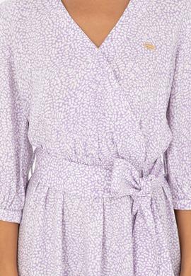 Kadın Lila Mini Boy Dokuma Elbise - 50289209010