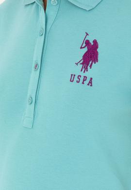 Kadın Mint Basic Polo Yaka Tişört - 50280063027