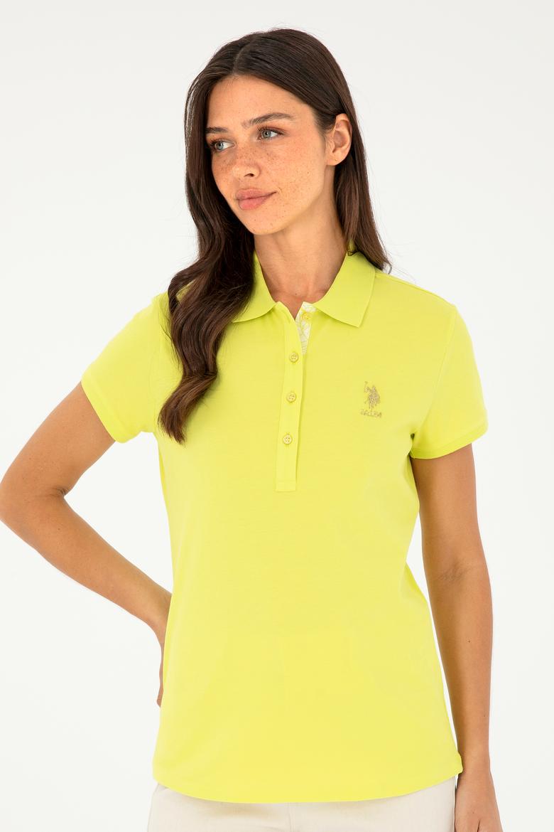 Kadın Fıstık Yeşili Basic Tişört - 50280065137