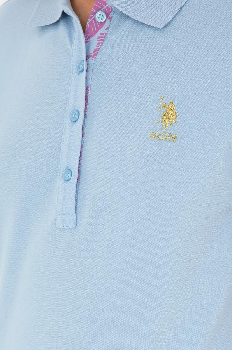 Kadın Açık Mavi Basic Tişört