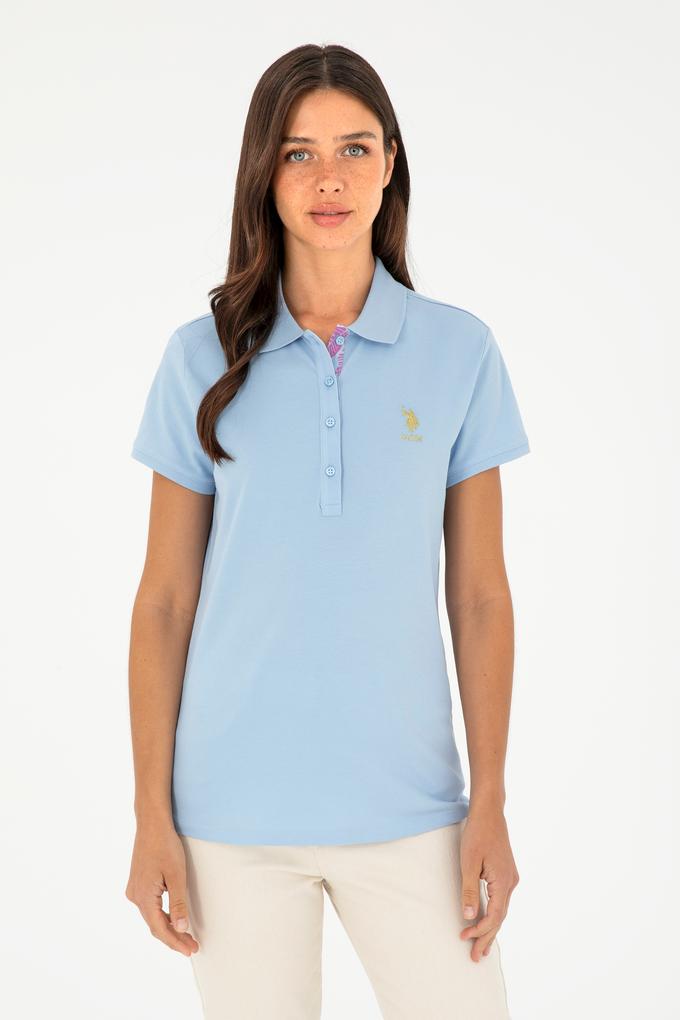 Kadın Açık Mavi Basic Tişört