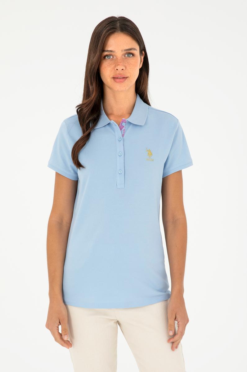 Kadın Açık Mavi Basic Tişört