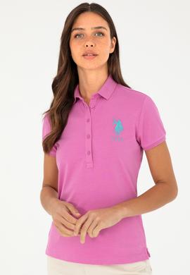 Kadın Menekşe Basic Tişört - 50280066060