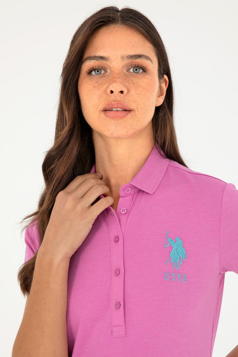 Kadın Menekşe Basic Tişört - 50280066060