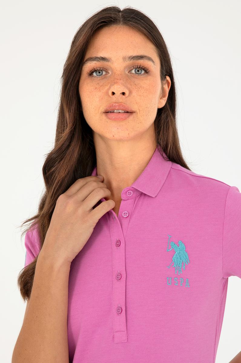 Kadın Menekşe Basic Tişört