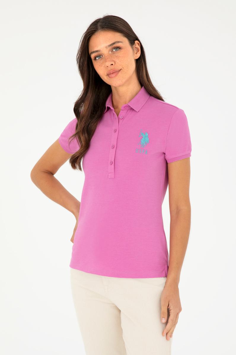 Kadın Menekşe Basic Tişört