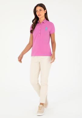 Kadın Menekşe Basic Tişört - 50280066060