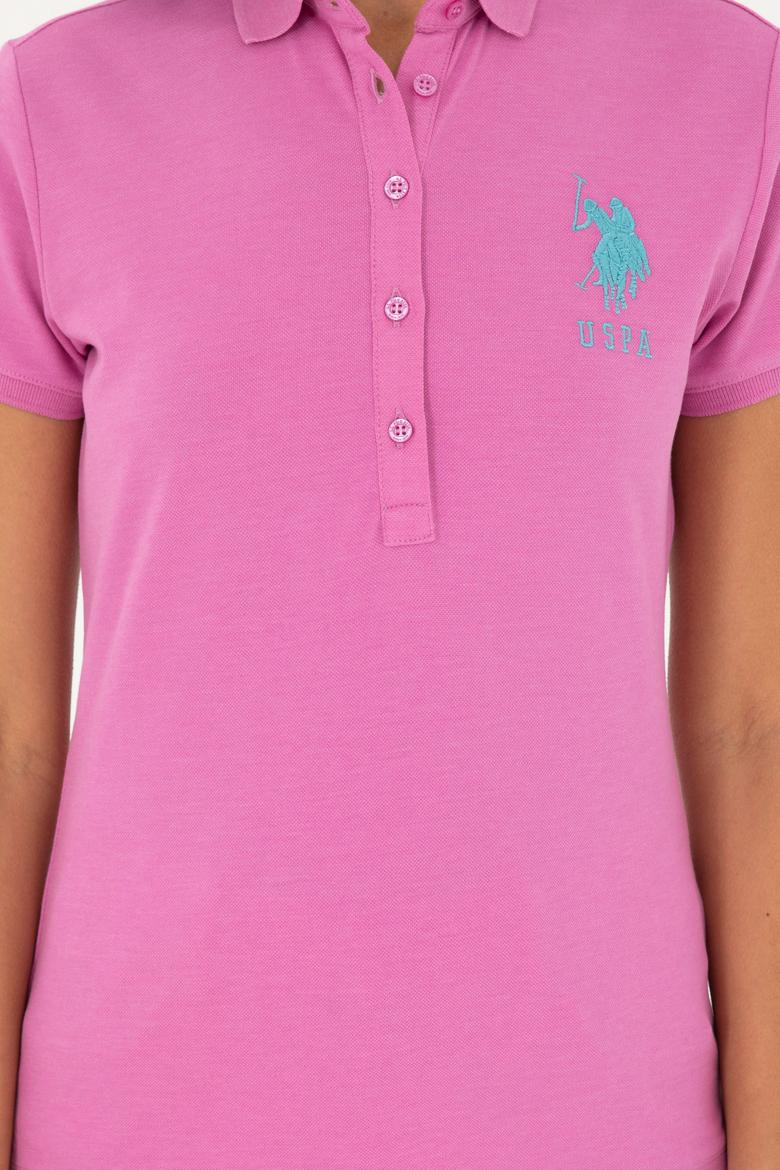 Kadın Menekşe Basic Tişört - 50280066060