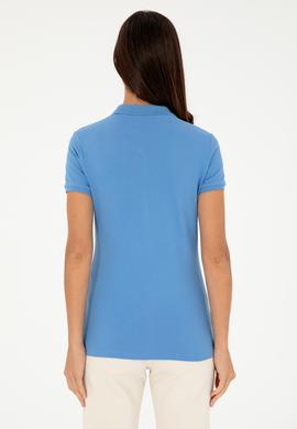 Kadın Koyu Mavi Basic Polo Yaka Tişört - 50280071093