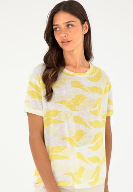 Kadın Sarı Tişört - 50281792002