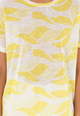 Kadın Sarı Tişört - 50281792002
