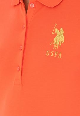 Kadın Nar Çiçeği Basic Polo Yaka Tişört - 50280071118