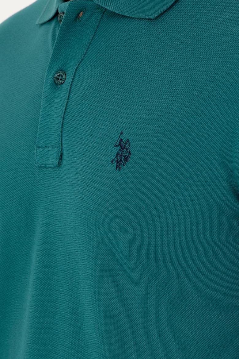 Erkek Koyu Yeşil Basic Tişört - 50294223027