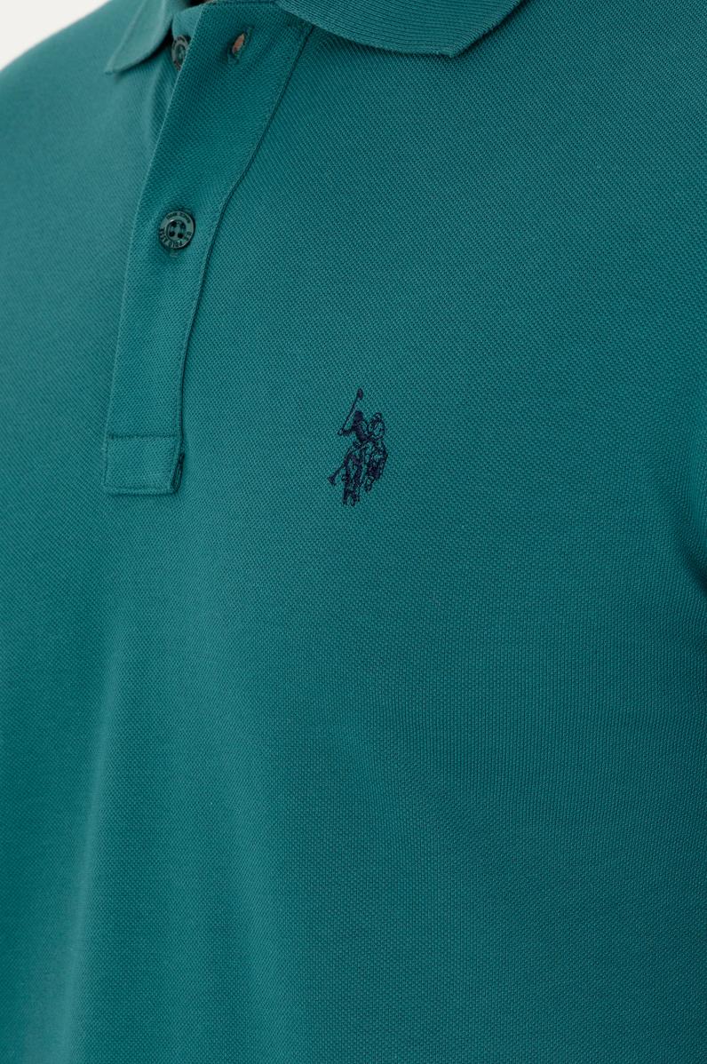 Erkek Koyu Yeşil Basic Tişört