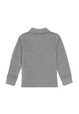 Erkek Bebek Gri Melanj Basic Sweatshirt - 50261334120