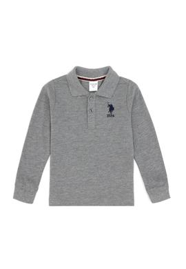 Erkek Bebek Gri Melanj Basic Sweatshirt - 50261334120