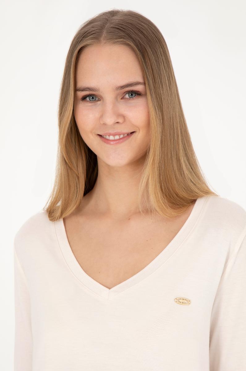 Kadın Ekru Sweatshirt