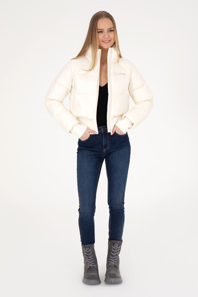 Kadın Ekru Mont - 50271235052