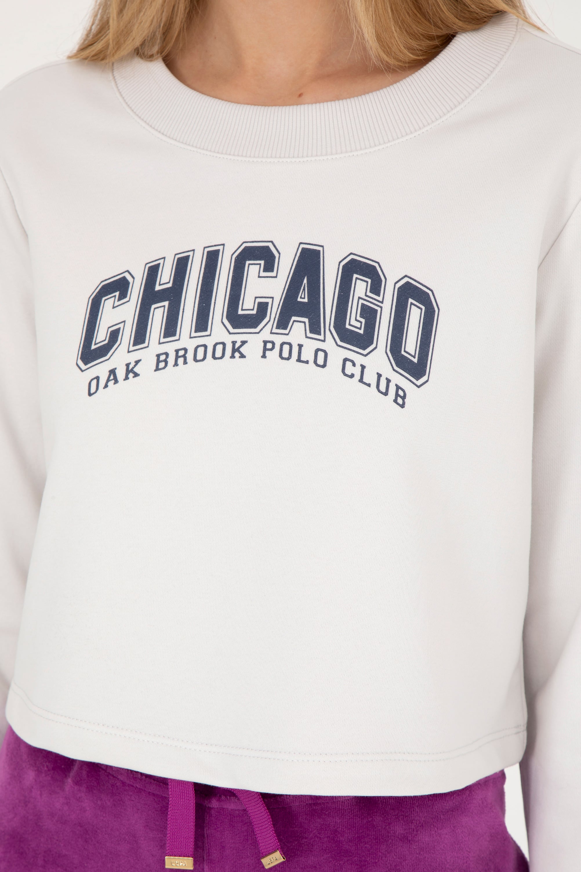 Kadın Taş Bisiklet Yaka Sweatshirt - Image 7
