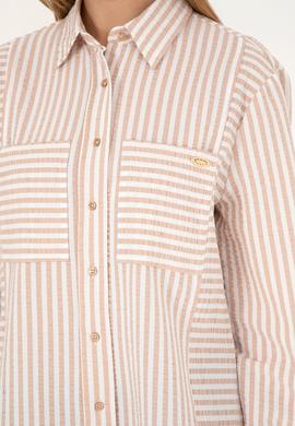 Kadın Kum Uzun Kollu Gömlek - 50271506010