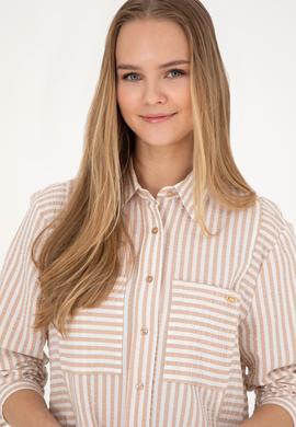 Kadın Kum Uzun Kollu Gömlek - 50271506010