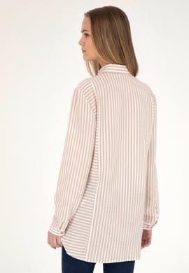 Kadın Kum Uzun Kollu Gömlek - 50271506010