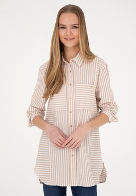 Kadın Kum Uzun Kollu Gömlek - 50271506010