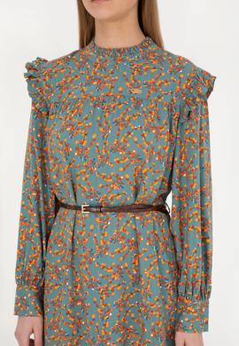 Kadın Mint Dokuma Elbise - 50271163005